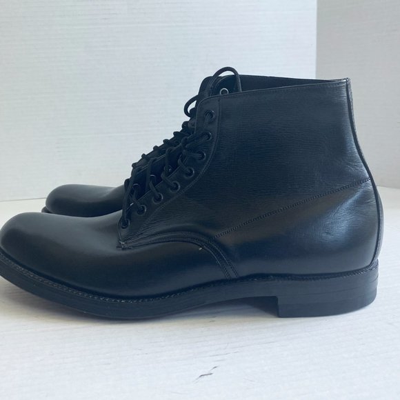 Vintage 1968 RCMP Black Dress/Work Boots - Picture 3 of 10